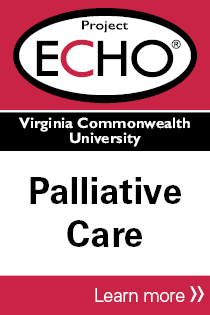 Project ECHO-Palliative ECHO: Managing Complicated Pain and Suffering: treating the spirit alongside the body Banner